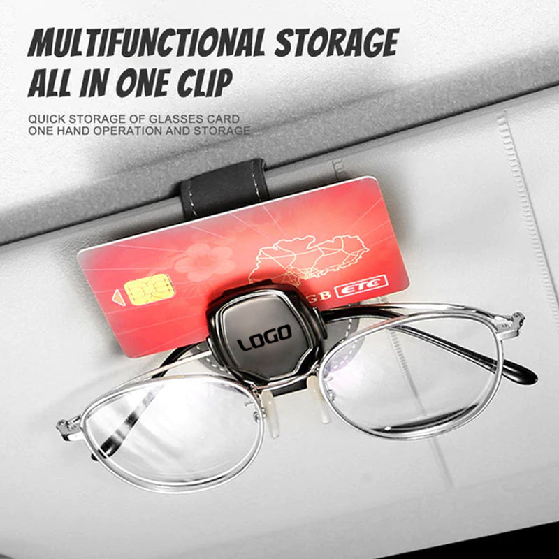 Suede Multifunctional Glasses Clip