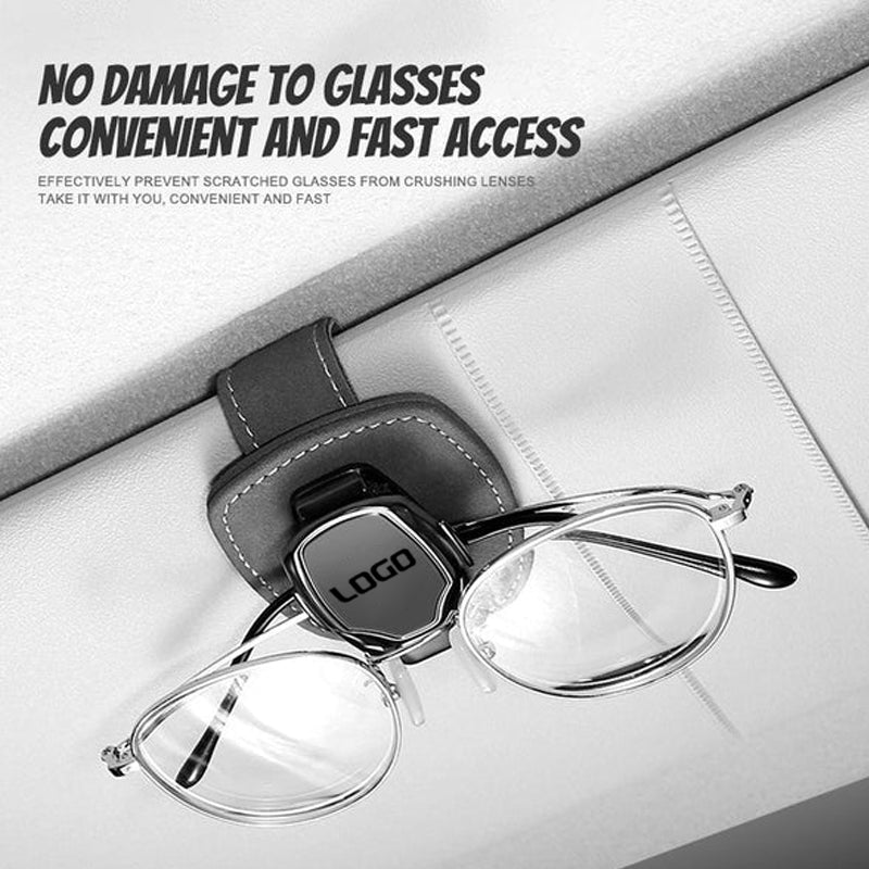 Suede Multifunctional Glasses Clip