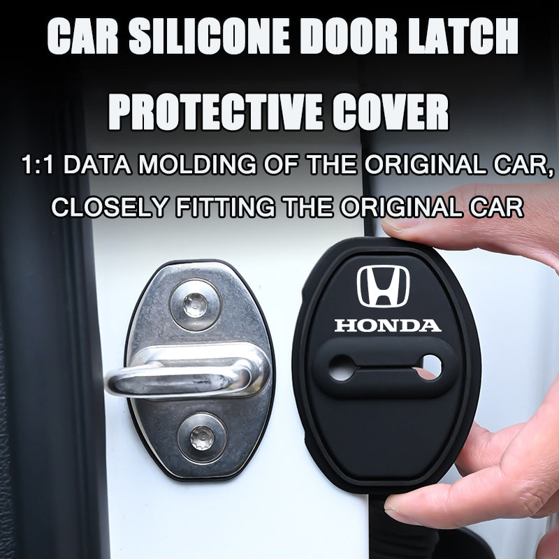 Car Silicone  Door Latch Protective Cover(4PCS)