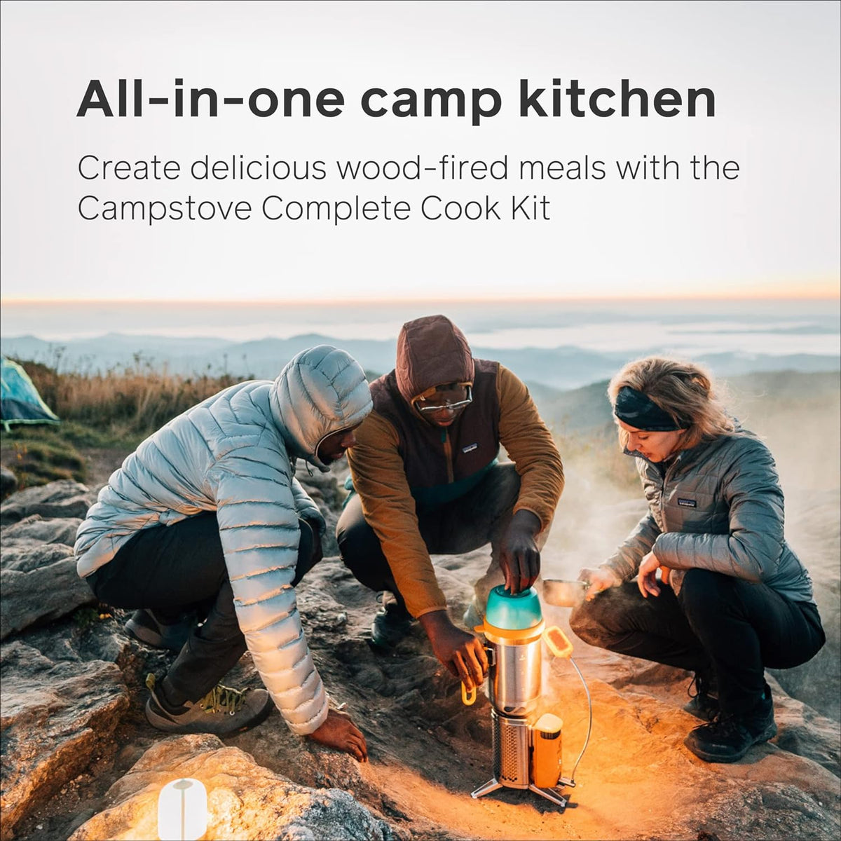 (⭐⭐ HOT SALE NOW) Wood Burning, Electricity Generating & USB Charging Camp Stove